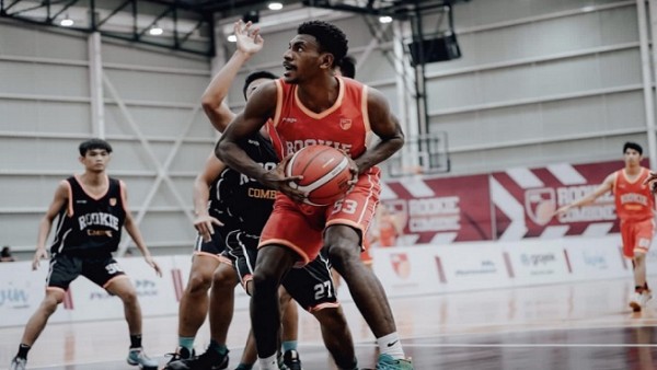 Maikel Andreas Cores Baliba saat tampil di IBL Rookie Combine 2021-1635085746
