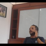Direktur PT Polana Bola Madura Zia Ul Haq Ramli saat menyampaikan keterangan pers di Pamekasan, Jawa Timur, Minggu (4/12/2022). (Abd. Aziz)-1670204753