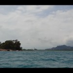 Gelombang laut cukup tinggi di Perairan Kawal, Kecamatan Gunung Kijang, Kabupaten Bintan, Kepulauan Riau. ANTARA/Nikolas Panama-1672115663