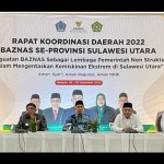 Kakanwil Kemenag Sulut H Sarbin Sehe, dalam rakor Baznas, di Manado, Senin (5/12/2022). ANTARA/Nancy Lynda Tigauw. (1)-1670293384