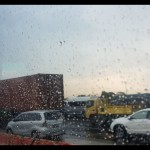 Kondisi kepadatan lalu lintas di Jalan Tol Jakarta-Cikampek Km 52 arah Jakarta pada Jumat (16/12/2022) sore. ANTARA/Pradita Kurniawan Syah-1671185230