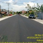 Kondisi ruas jalan Takkalalla-Canbenge-Salaonro di Kabupaten Soppeng yang sudah rampung 91,66 persen. ANTARA/HO-Pemprov Sulsel-1670228413