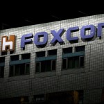 Logo Foxconn. (REUTERS/ANN WANG)-1671356193