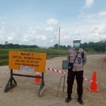 Lokasi pipa gas milik PetroChina yang dijaga petugas di Kabupaten Tanjabbar, Provinsi Jambi. ANTARA/Nanang Mairiadi-1672043923
