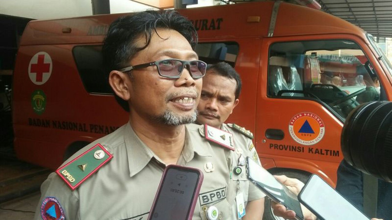 Plt. Kepala Pelaksana BPBD Provinsi Kaltim M Agus Hari Kesuma. (ANTARA/M Ghofar)