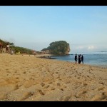Objek wisata pantai di Gunungkidul. (ANTARA/Sutarmi)-1672027404