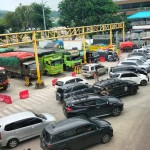 Susana di Pelabuhan Bakauheni pasca diutup akibat cuaca ekstrem (ANTARA/HO)-1671784113