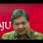 Tangkapan layar - Menteri Koordinator Perekonomian Airlangga Hartarto di Kantor Presiden, Jakarta, Jumat (30/12). (ANTARA/Indra Arief)-1672385954