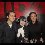 Ajil Ditto, Dewi Yull dan Unique Priscilla saat dijumpai di Gala Premier "Hidayah" di Epicentrum XXI, Jakarta Selatan, Kamis (5/1/2023) (ANTARA/Lifia Mawaddah Putri)-1672970686