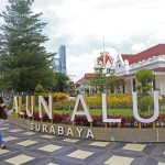 Alun-Alun Surabaya di Jalan Gubernur Suyo Kota Surabaya, Jatim. (FOTO ANTARA/HO-Diskominfo Surabaya)-1674093388