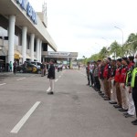 Apel penutupan Posko Terpadu Angkutan Udara Natal 2022 dan Tahun Baru 2023, Rabu (4/1). (ANTARA/HO-Humas BIB)-1672819131