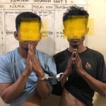 Dua pelaku pencurian sepeda motor asal Pekanbaru Riau dibawa ke Mapolres Agam. ANATARA/HO-Dok Humas Polres Agam-1672901539