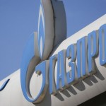 Ilustrasi - Logo perusahaan energi multinasional milik Rusia, Gazprom. (Xinhua)-1674198732