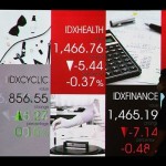 Ilustrasi - Seorang pria melintas di depan layar digital pergerakan harga saham di gedung BEI, Jakarta, Selasa (11/10/2022). ANTARA FOTO/Akbar Nugroho Gumay/wsj/pri.-1673493291