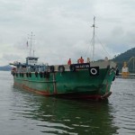 Kapal MV DAI CAT 06 asal Malaysia yang dilaporkan hilang saat berlayar di perairan Natuna pada 8 Januari 2023. (FOTO ANTARA/HO-Basarnas Natuna/Cherman)-1673495356