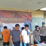 Konferensi pers kasus pembunuhan wanita muda di Polres Lombok Tengah, Nusa Tenggara Barat. (ANTARA/Akhyar)-1672900883
