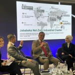 Managing Director Jababeka Infrastruktur Agung Wicaksono pada ajang World Economic Forum di Davos. ANTARA/HO- Jababeka-1674192707