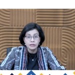 Menteri Keuangan Sri Mulyani Indrawati dalam Konferensi Pers APBN KiTA di Jakarta, Selasa (3/1/2023). (ANTARA/AstridFaidlatulHabibah)-1672737889