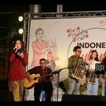 Para pelajar Indonesia tampil dalam acara Festival Budaya Nusantara di Taipei, Taiwan, menjelang akhir Desember 2022. (ANTARA/PPI-TMU)-1673181433