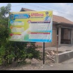 Publikasi penggunaan dana yang diterima pemerintah desa di Kabupaten Kudus, Jawa Tengah. (ANTARA/Akhmad Nazaruddin Lathif)-1673920515