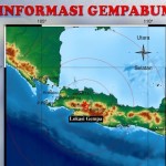 Pusat gempa M4,3 yang berlokasi di Kabupaten Cianjur, Jabar pada Selasa, (24/1) sekitar pukul 02.45 WIB.-1674524932