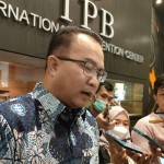 Rektor IPB Arif Satria saat diwawancarai usai laporan pertanggungjawaban rektor IPB 2017-2022 di IIIC Bogor, Senin (9/1/2023). ANTARA/Linna Susanti-1673318162