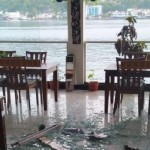 Salah satu bangunan yang terdampak gempa berkekuatan 4,9 magnitudo yang terjadi di Jayapura, Senin dini hari (2/1). (ANTARA/HO/Dokumen Pribadi)-1672713194