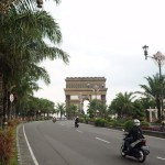 Salah satu jalur yang akan diperbaiki menuju area Simpang Lima Gumul (SLG), Kabupaten Kediri, Jawa Timur. ANTARA/HO-Pemkab Kediri-1674014629