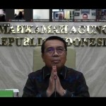 Tangkapan layar Ketua MA Prof. M. Syarifuddin dalam kegiatan refleksi kinerja MA tahun 2022 di Jakarta, Selasa, (3/1/2023). ANTARA/Muhammad Zulfikar-1672721445