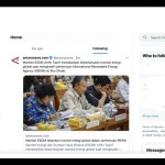 Tangkapan layar tab For You dan Following pada laman utama Twitter versi desktop. (ANTARA/Natisha Andarningtyas)-1673838277