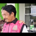 Tersangka BE saat berada di Kejaksaan Negeri Bengkulu Tengah. ANTARA/Anggi Mayasari-1672720897