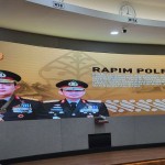 Poster Rapat Pimpinan Polri 2023 di Jakarta, Kamis (9/2/2023). (ANTARA/HO-Divisi Humas Polri)-1675917633