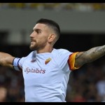 Gelandang AS Roma asal Itali Lorenzo Pellegrini (Photo by Alberto PIZZOLI / AFP) (AFP/ALBERTO PIZZOLI)-1685518326