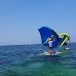 Dokumentasi foto pelaksanaan Kejurnas Wingfoil 2023 di Pantai Mertasari, Sanur, Bali pada 26-27 Juni 2023. (ANTARA/HO-Porlasi)-1687927966