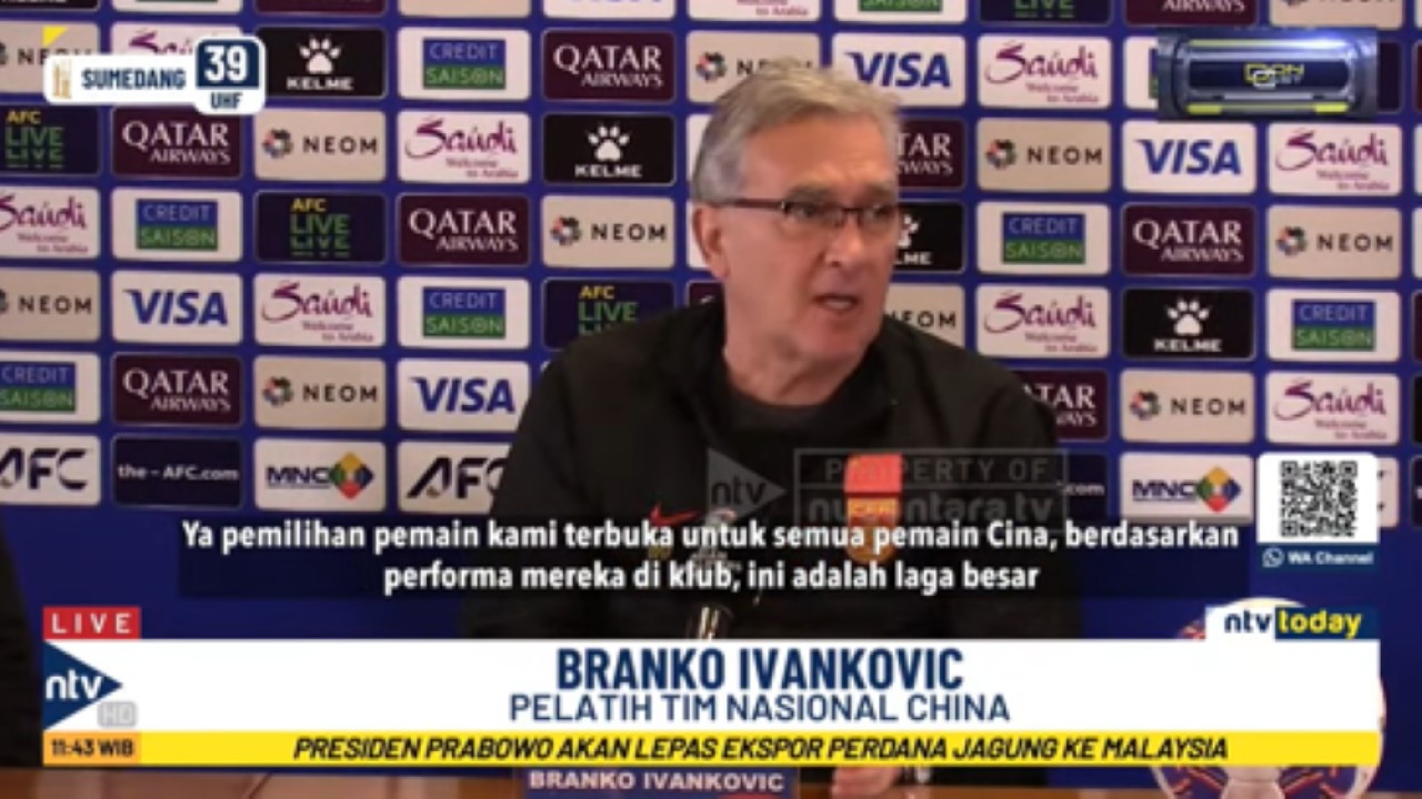 Pelatih timnas China Branko Ivankovic