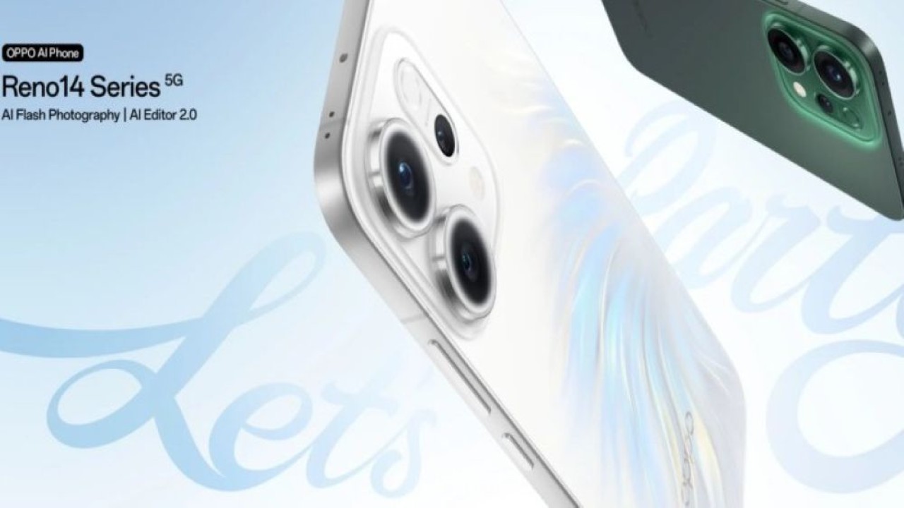 Oppo Reno 14 series 5G siap diluncurkan secara global. (Foto: Istimewa via Gizmochina)