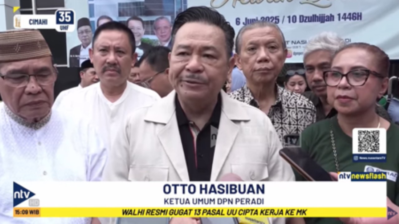 Ketua Umum DPN Peradi Otto Hasibuan