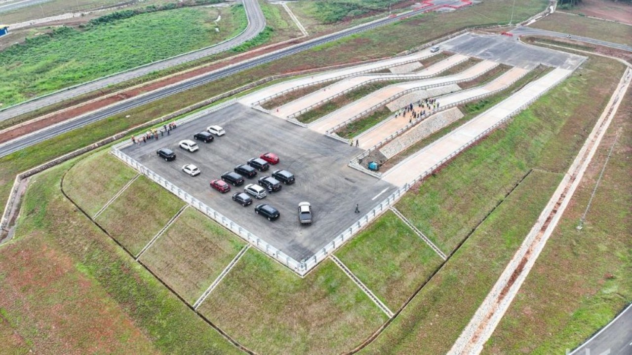 Pusat uji kendaraan terbesar ASEAN di Bekasi siap beroperasi Agustus 2025. (Foto: Dok/PT Hutama Karya (Persero))