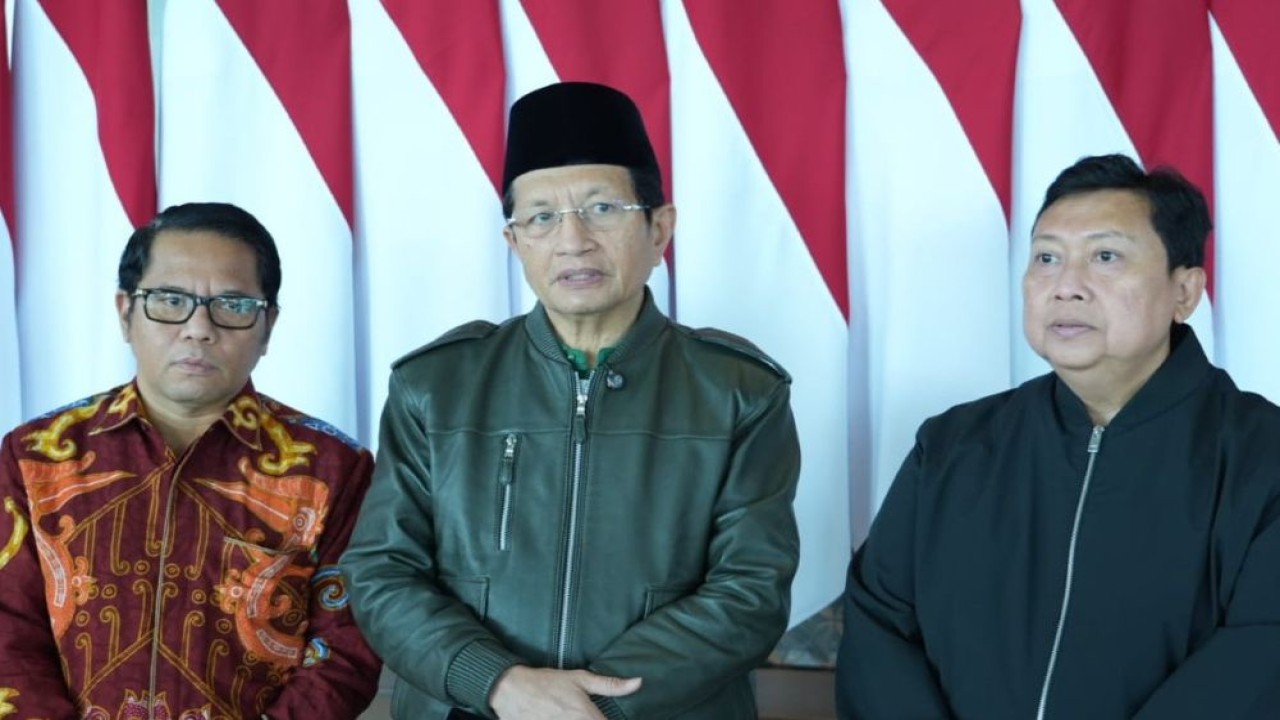 Menteri Agama (Menag) Nasaruddin Umar (tengah). (Foto: Istimewa/Kemenag)