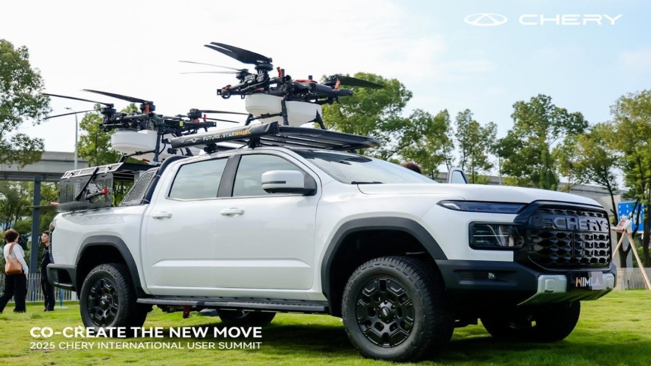 Debut HIMLA EV pada Chery Brand Exhibition. (Foto: Istimewa)