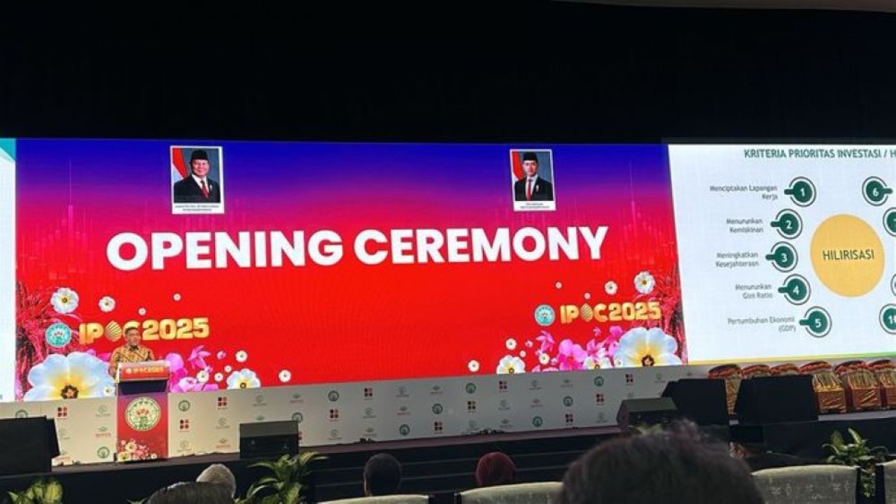 Indonesia Palm Oil Conference 2025 di Bali International Convention Center (BICC), The Westin Resort Nusa Dua, Bali/ist