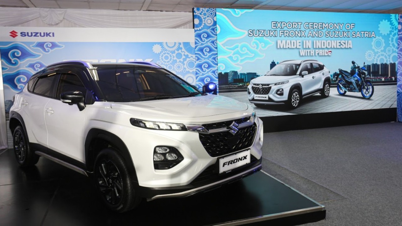 Suzuki Fronx diproyeksikan menyumbang 30% dari ekspor mobil. (Foto: Istimewa)