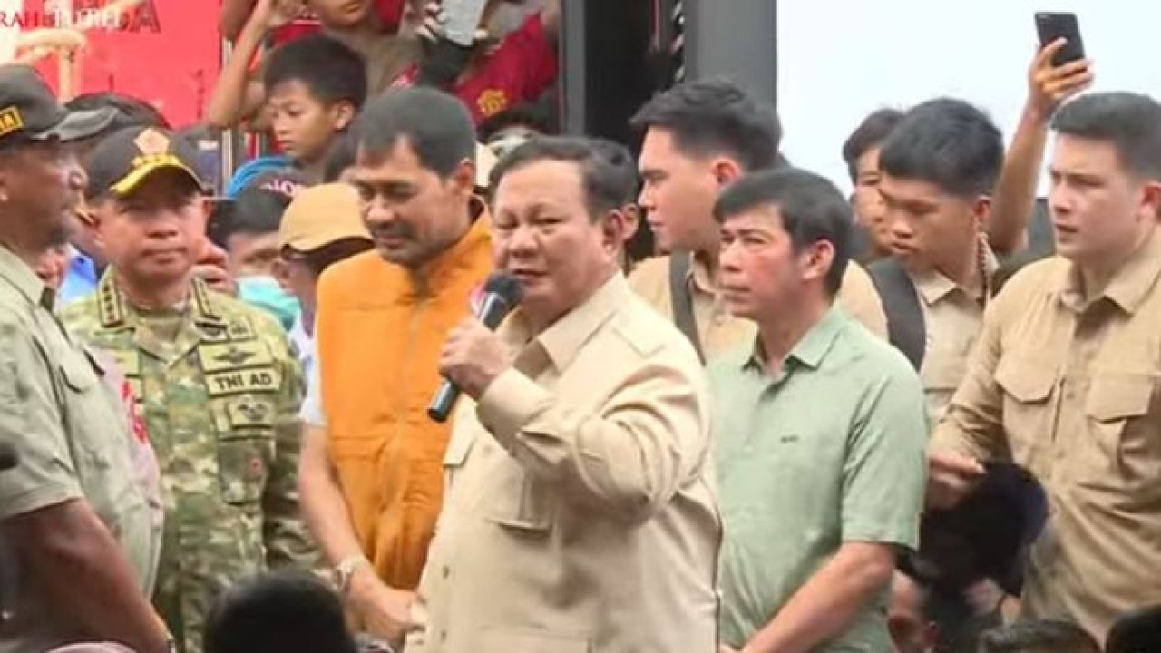 Prabowo di Aceh Tamiang (Istimewa)
