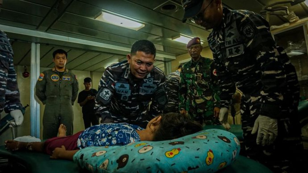 TNI AL sebagai bentuk komitmen TNI AL dalam melaksanakan Operasi Militer Selain Perang (OMSP)