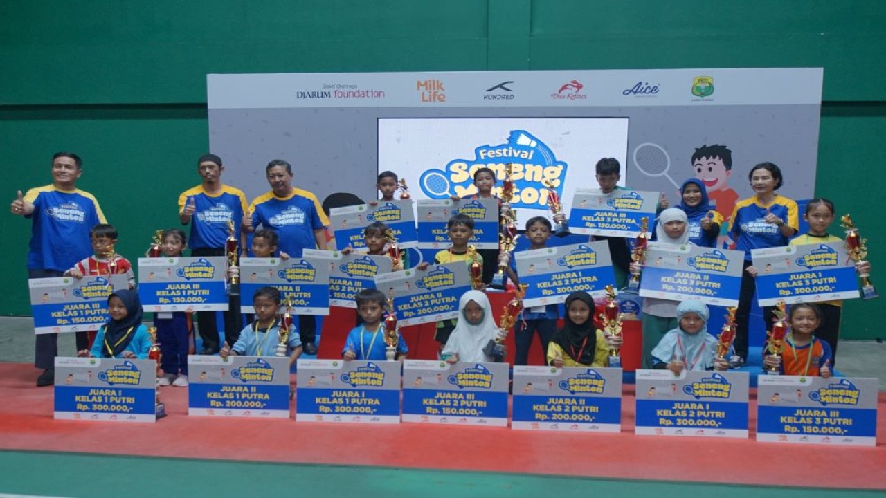 Para pemenang Festival SenengMinton Magelang 2025/ist