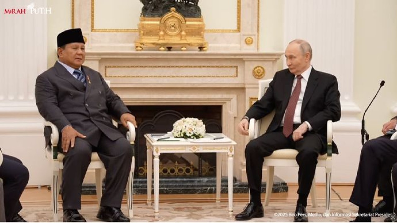 Presiden Prabowo dan Presiden Putin Presiden Prabowo dan Presiden Putin (YouTube)