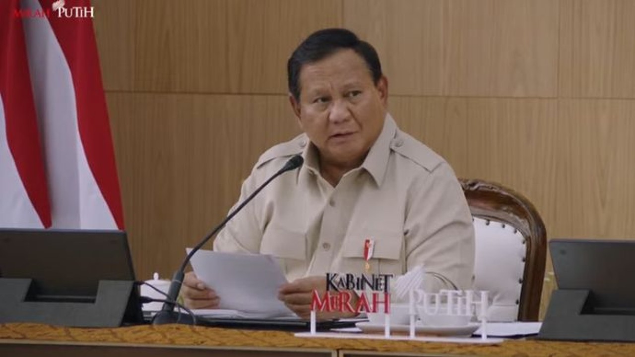 Prabowo Subianto di Hambalang (Istimewa)