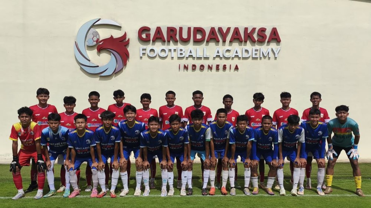 Para pemain yang lolos mengikuti TC Timnas Pelajar Asia U17 Indonesia di Cirebon/ist