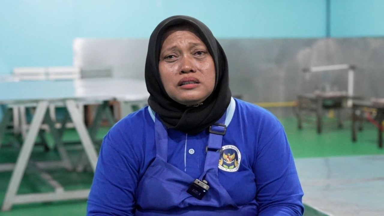 Dapur MBG membuat Tri Wahyuni tak perlu lagi khawatir kehabisan beras. (Foto: Dok/Istimewa)