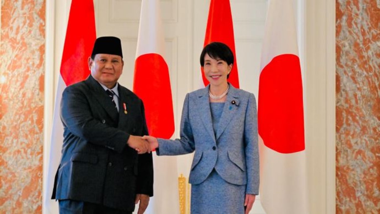 Prabowo Subianto disambut upacara resmi oleh PM Jepang Sanae Takaichi di Istana Akasaka (Sekretariat Presiden)